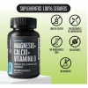 Kit De 2 Frascos De Magnesio Calcio Vitamina D 60