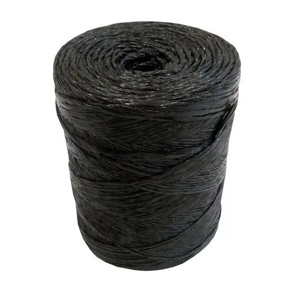 Naliplastic Rollo De Rafia Color Negro Calibre #2 Alta Calidad