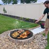 only fire X-Marks Fire Pit Cooking Grate, Foldable Round Grate