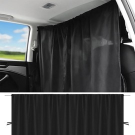 Car Divider Curtains, Sun Protection, 140 x 80 cm, Car Privacy Screen, Removable Car Divider Curtain, Car Interior Divider Curtains, Sun Protection, for SUV and General Vehicles