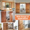 10 Pcs Pocket Door Bottom Guide, Plastic Sliding Door Track