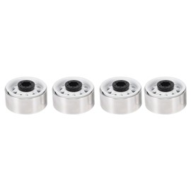 Boerunid 4PCS Wagon 1.9 Metal Beadlock Wheel Hub Rim for 1/10 RC Crawler Axial SCX10 90046 TRX4 D90,5