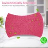 Spunspon 6 Pack Non-Scratch Cellulose Scrub Sponge, Cellulose Sponges, Heavy