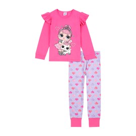 LOL Surprise Girls Pyjamas Pjs Set, LOL Doll Pjs, Age 5 to 12 Years Old 11-12 Years Pink