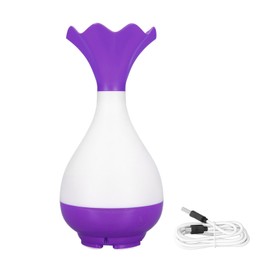 95ml Car Diffuser Humidifier USB Power Supply Essential Oil Aromatherapy Diffusers for Home OfficePurple