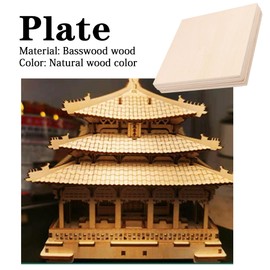 5pcs 150mmx150mm Unfinished Basswood Sheets, Square Plywood Sheets, Plywood Boards for DIY, Unfinished Wood Board for Craft Projects, Painting, DIY Models