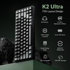 Keychron K2 Ultra 75% Wireless Mechanical Keyboard, 8000Hz Polling Rate