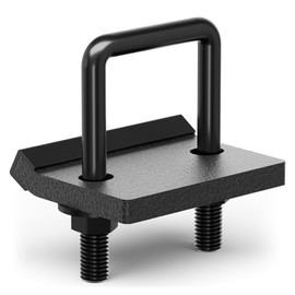 LONGSUN Anti Rattle Hitch Clamp for 1.25" to 2" Receivers - Heavy-Duty Carbon Steel Hitch Tightener with Powder Coat & Rubber Pads - Trailer Hitch Stabilizer for Noise Reduction & Vibration Control