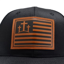 QNGEY Christian Jesus Cross God Religious Faith Hats for Men Women Dad Embroidered Baseball Cap Trucker Hat Snapback Hat Gift Black