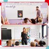 Gilprop 12 Pcs Cursive Alphabet Line Cursive Bulletin Board Set