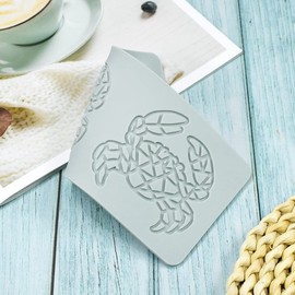 Molde de caramelo de hojas huecas de animales, molde de silicona hueca 3D, abeja/pájaro/caracol/vaca, decoración de pasteles de azúcar, parte superior de magdalenas, arcilla polimérica (E_7.4 x 3.9 x 0.1 pulgadas)