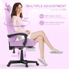 Soontrans Light Purple Gaming Chair with Footrest,Lovely Cute Bunny Computer