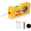 PREXISO 2-in-1 Line Laser Level -Mini Torpedo Level w/Light 3-3/4