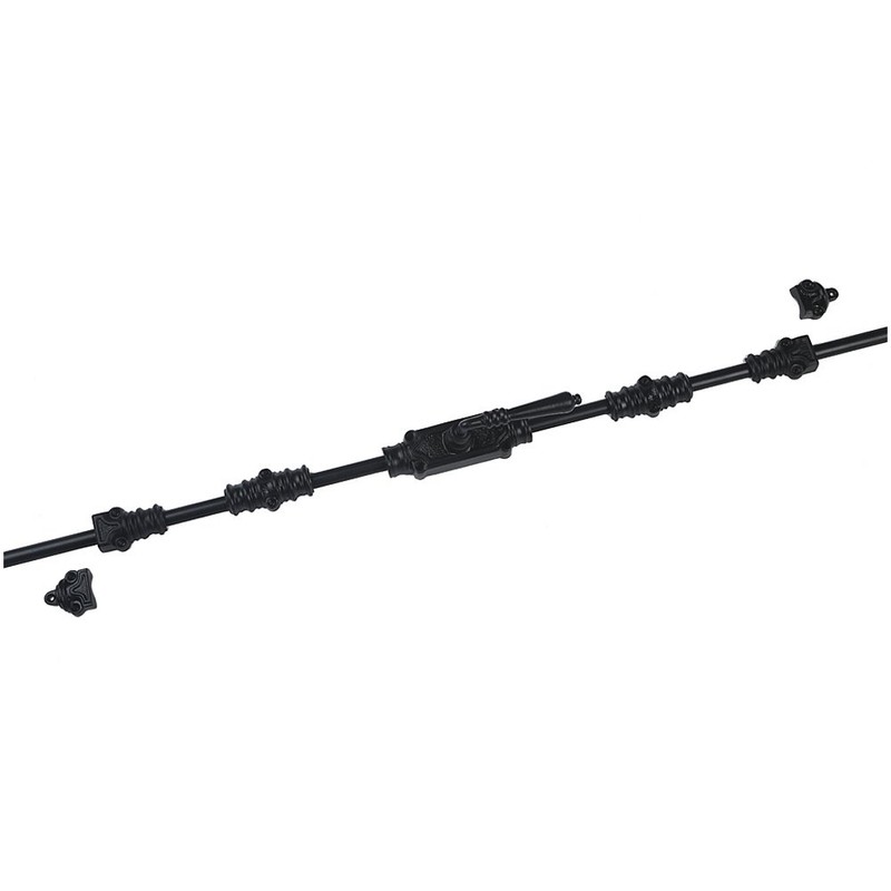 A29 Hardware 9 Feet Iron Lever Style Door Cremone Bolt,