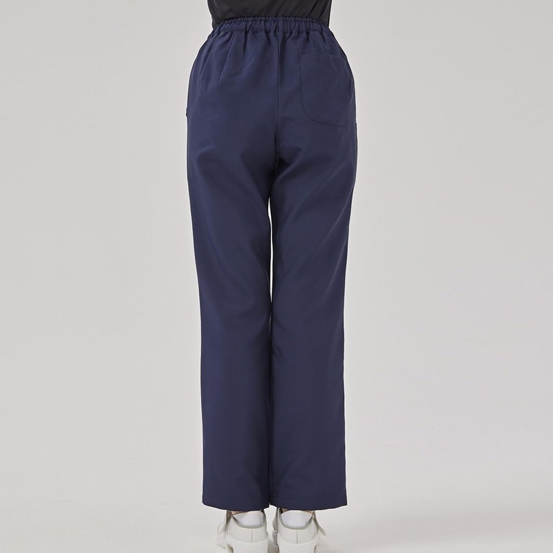 Fork 6013SC Women's Straight Scrub Pants, Full Elastic, dark navy