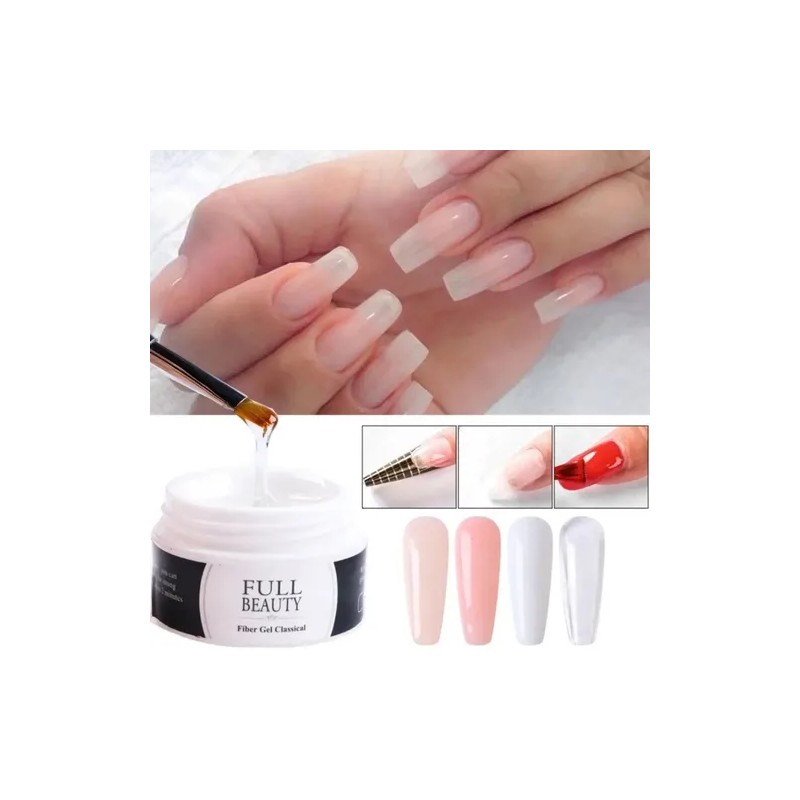 Kit Gel De Construcción Profesional Para Uñas Manicura 4pz F