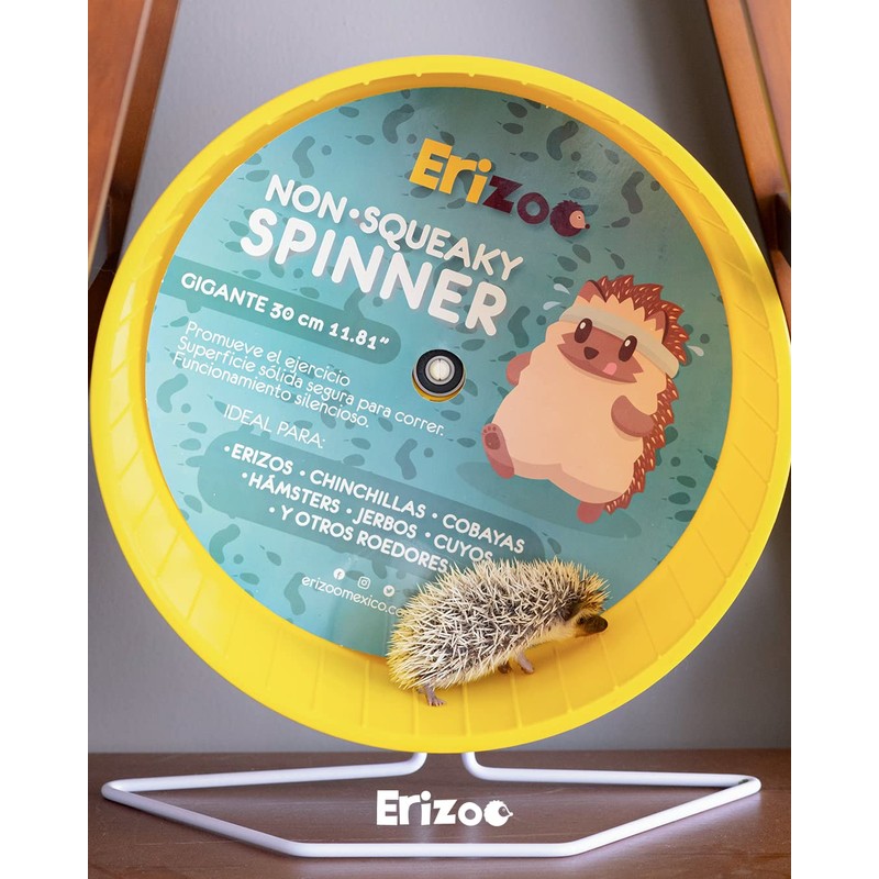 ERIZOO - Rueda Gigante Super Silenciosa 30 cm para erizos,