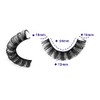wiwoseo Eyelashes Russian Strip Lashes D Curly Natural Wispy Fluffy