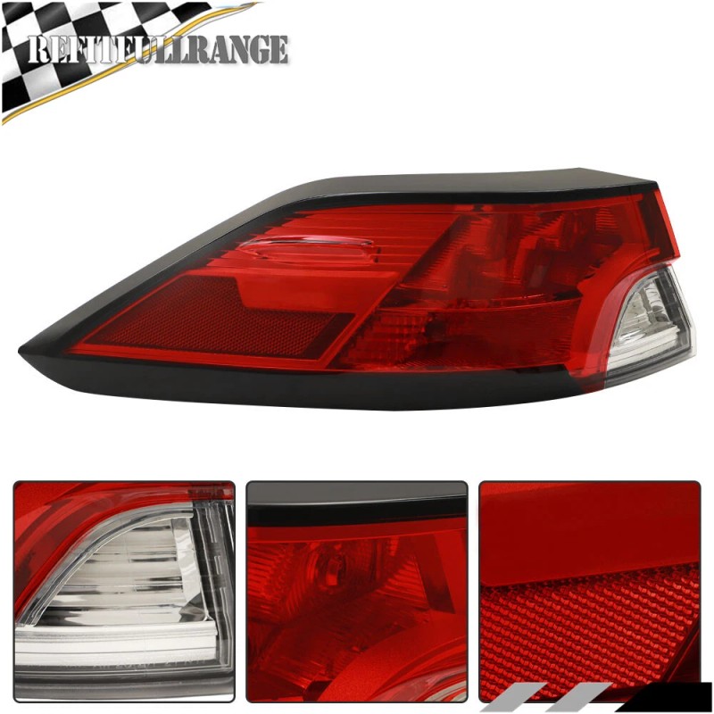 refitfullrange Left Driver Side Outer Tail Light Lamp For 2022-2023
