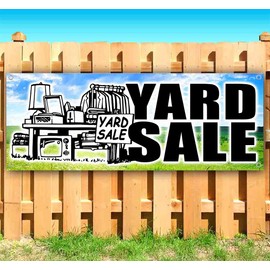Yardsale 13 oz Banner | Non-Fabric | Heavy-Duty Vinyl Single-Sided with Metal Grommets
