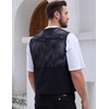 Gihuo Men's Fishing Vest Utility Safari Travel Vest with Pockets