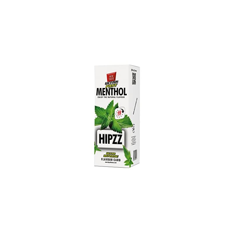 Hipzz Aroma Cards Ultra Intense Menthol + Keyring/Bottle Opener 100