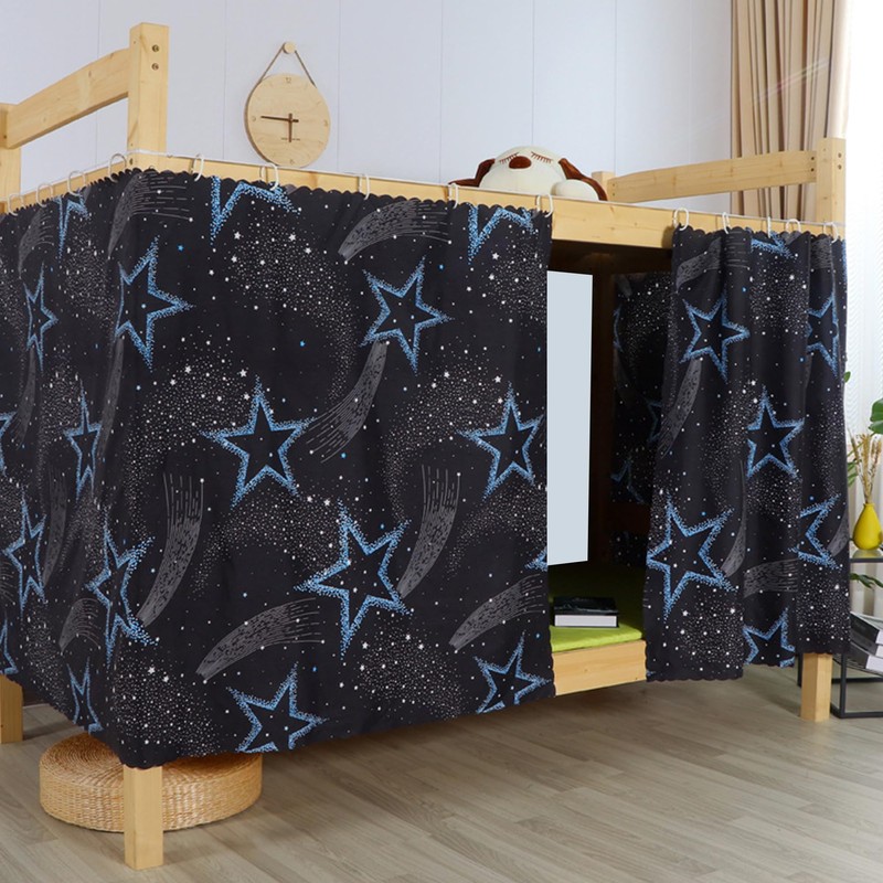 Reberomantique Blackout Bottom Bunk Bed Curtains Underbed Privacy Curtain 2