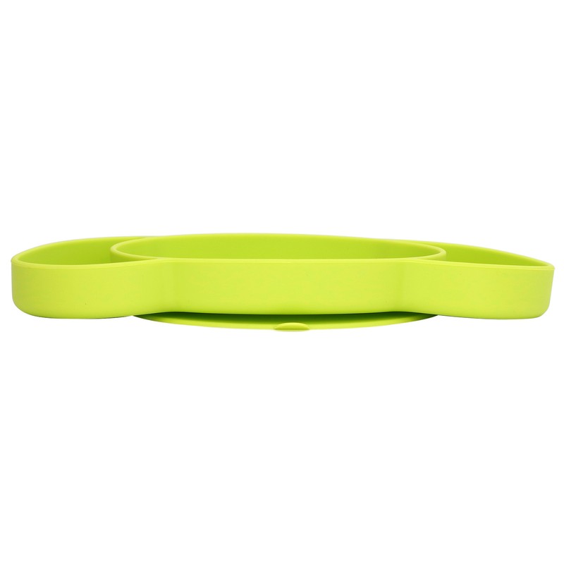 Kids Divided Plates Safe Silicone Foldable Prevent Slipping Toddler Suction