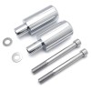 HONGK Chrome Extended Frame Sliders Crash Protectors For 2003-2006 Honda