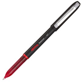 rOtring Rollerball Pen Fine Point (0.7 mm) for Clear Writing Red Ink 1 Count