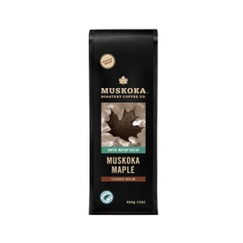 Muskoka Roastery Coffee, Muskoka Maple, Decaf Medium Roast, Whole Bean Coffee, 454g