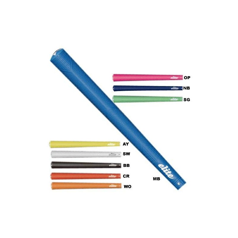 elitegrips Athlete Series A50star Acid Yellow Golf Grips, No Backline