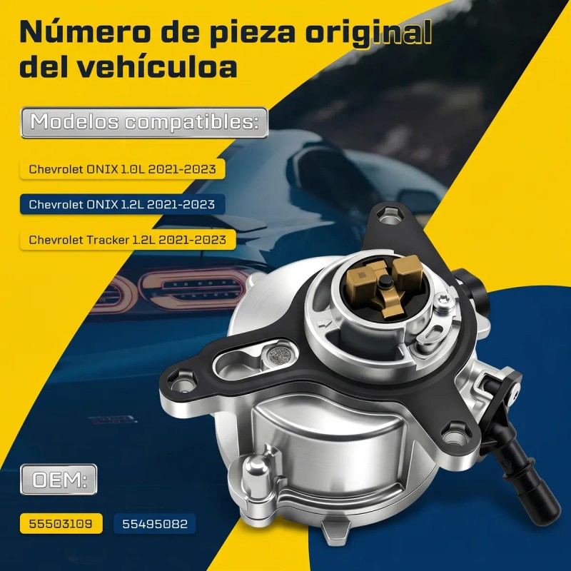 Bomba De Vacío De Frenos Booster Onix 1.0 1.2 2021