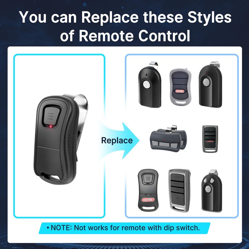 2 for Genie Garage Door Opener Remote GIT-1 G1T-BX 38501R