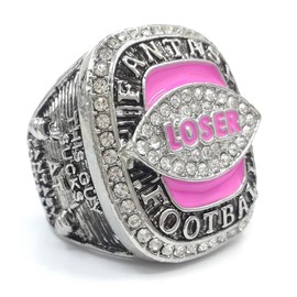 Fantasy Football Loser Championship Trophy Ring Last Place Award for League(Paper Box,9)