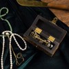 10PCS Mini Solid Brass Hinge Jewelry Box Cabinet Drawer Butt