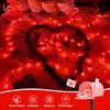 QITONG 4 Pack Solar Fairy Lights, Each 33ft 100 LED