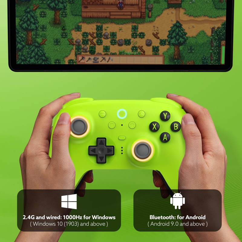 8Bitdo Ultimate 2 Wireless 2.4G Controller (TMR Joystick Update), Star-Ring