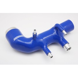 Autobahn88 Air Intake Silicone Hose Kit, compatible with 1998-2000 Subaru Impreza WRX STi GC8 GF8 EJ20 Ver 5 6 (Blue -without Clamp Set)