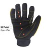 HANDLANDY Anti Vibration Work Gloves, SBR Fingers & Palm Padded