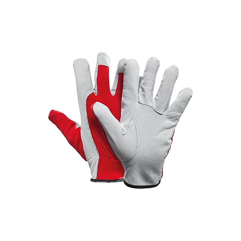 Pfanner Allround Work Gloves Made of Robust Goat Leather, Size: