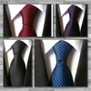 LEX STANDARD NA004 Men's Necktie, Solid Dots, Suit, Casual, Business,