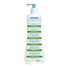 Mustela Hydra Bebe loción corporal hidratante diaria para la piel normal, con perseosa natural aguacate, Nuevo empaque, 25.35 fl. oz.