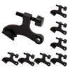 8 Pack Hinge Pin Oil Rubbed Bronze Door Stopper, Adjustable