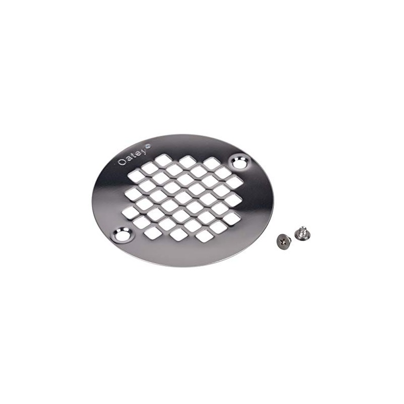Oatey 42358 4-inch Stainless Steel Strainer with 2 Screws