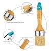 Chalk Paint Brushes for Furniture, Round Paint Brush Set,Wax Brush,Stencil
