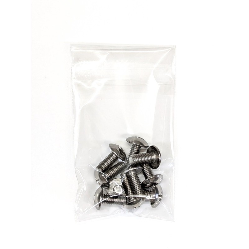[M6x15] Stainless Steel Truss Head Machine Screws (10 pcs)