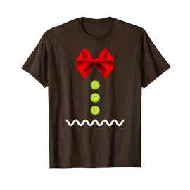 Gingerbread Man Christmas Costume for Kids & Adults T-Shirt