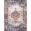 nuLOOM Eliza Machine Washable Traditional Medallion Area Rug, 5x8, Multi