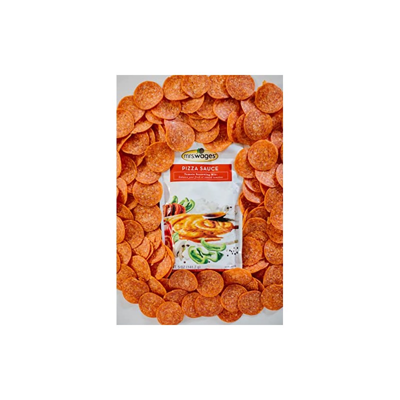 Mrs. Wages Pizza Sauce Canning Mix, Easy-To-Use, Simple Homemade Pizza